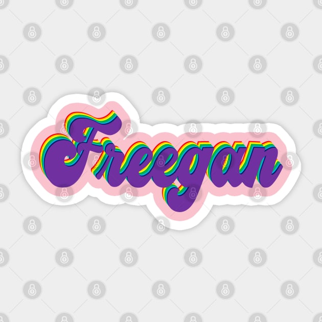 Freegan Sticker by yayor